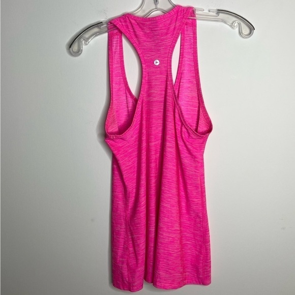 𝅺90 Degree By Reflex Athletic Workout Tank Top Barbiecore Stripes - Picture 2 of 4